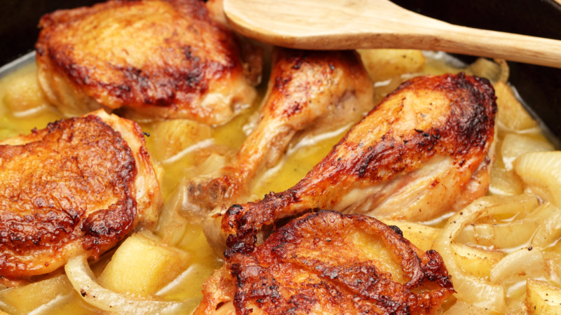 Poulet vallée d'auge